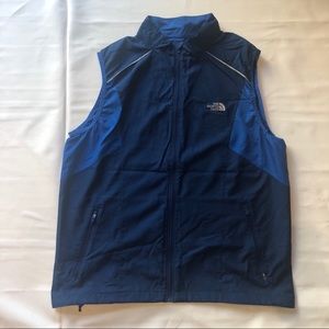 North Face Blue Athletic Vest, Large